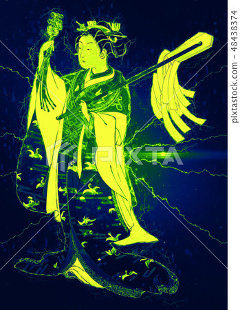 Ukiyoe Miko Part 1 Cyber Version 4 Ukiyoe Miko Part 1 Cyber Version 4 48438374