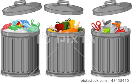 Set of trash can 48438430