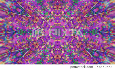 Abstract Colorful Painted Kaleidoscopic Graphic Abstract Colorful Painted Kaleidoscopic Graphic 48439668
