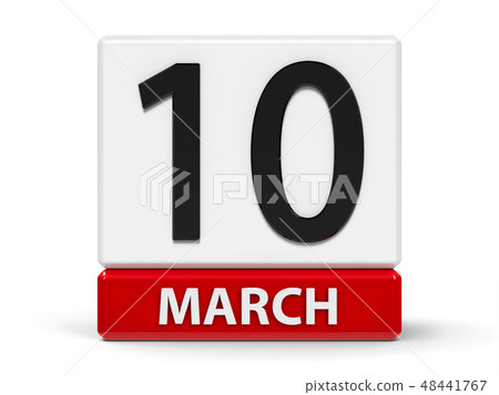 Cubes calendar 10th March 48441767