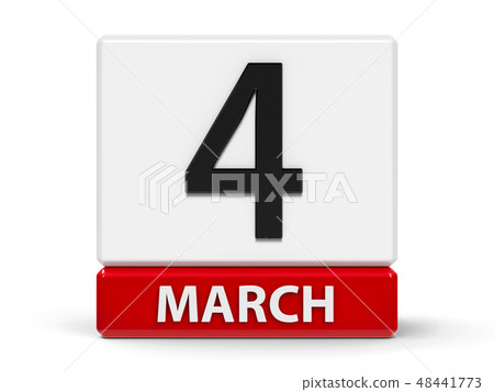 Cubes calendar 4th March Cubes calendar 4th March 48441773