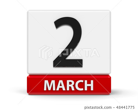 Cubes calendar 2nd March 48441775