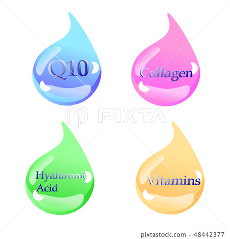 Icons for cosmetology. Vector illustration 48442377