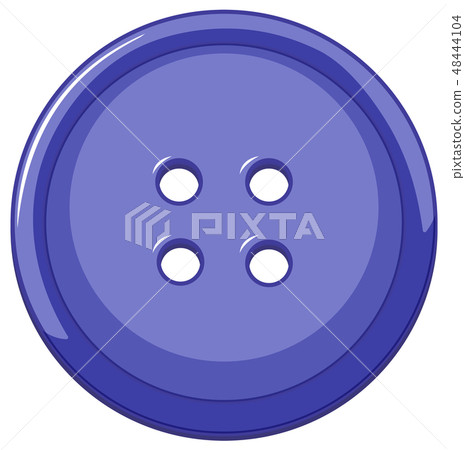Large purple button white background 48444104