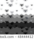 gray freehand pattern striped white background 48444412