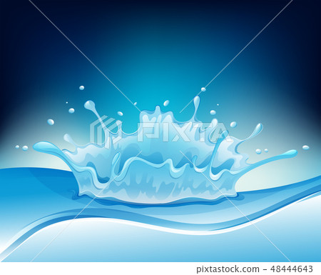 Water splash on river Water splash on river 48444643