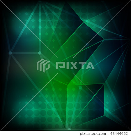 Background template with dim light in green - Stock Illustration [48444662]  - PIXTA