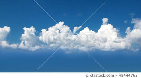 clouds on blue sky 48444762