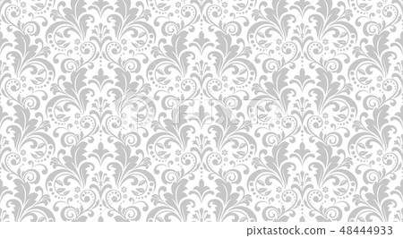 Wallpaper in the style of Baroque. Seamless  48444933