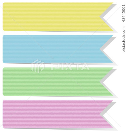 Four banner templates without text - Stock Illustration [48445001] - PIXTA