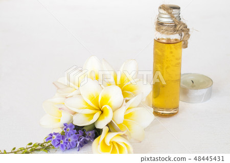 natural herbal oils from flower frangipani 48445431