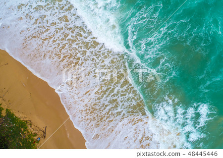 Sea sand beach turquoise water nature landscape Sea sand beach turquoise water nature landscape 48445446
