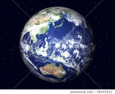 Earth (with stars) Earth (with stars) 48445932