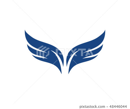 Wing Logo Template vector icon design vector - Stock Illustration ...