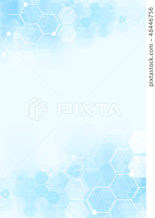Medical background design. Geometric abstract 48446756