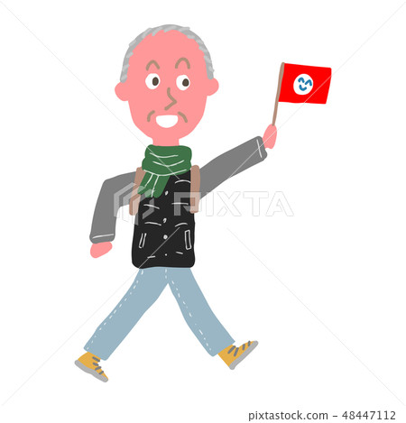 徘徊一個開朗的爺爺 48447112