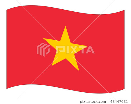越南社會主義共和國國旗與保證金 越南社會主義共和國國旗與保證金 48447681