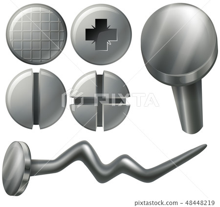 Different kinds of nails Different kinds of nails 48448219