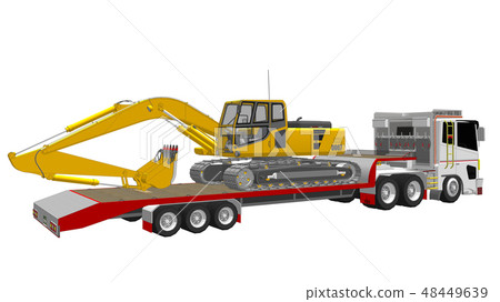 Trailer / Backhoe 3 48449639