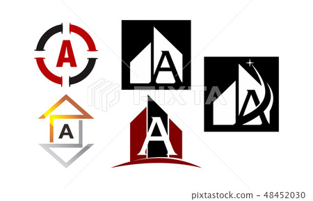 Logotype A Modern Template Set Logotype A Modern Template Set 48452030