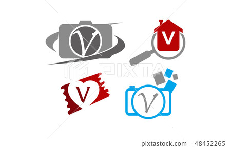Logotype V Modern Template Set Logotype V Modern Template Set 48452265