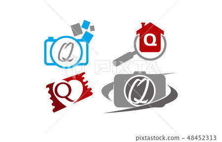 Logotype Q Modern Template Set Logotype Q Modern Template Set 48452313