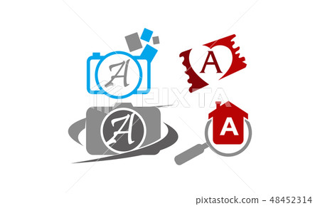 Logotype A Modern Template Set Logotype A Modern Template Set 48452314