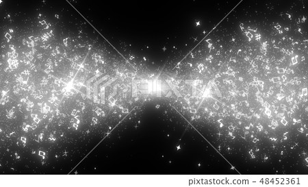 Sparkling particle effect note 48452361