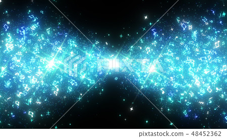 閃閃發光的粒子效果說明 48452362