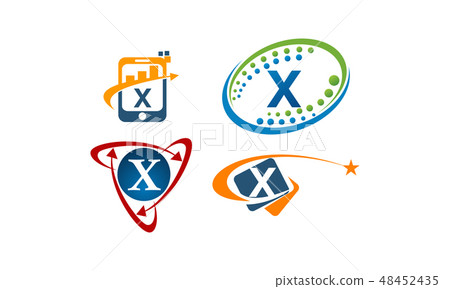 Logotype X Modern Template Set 48452435