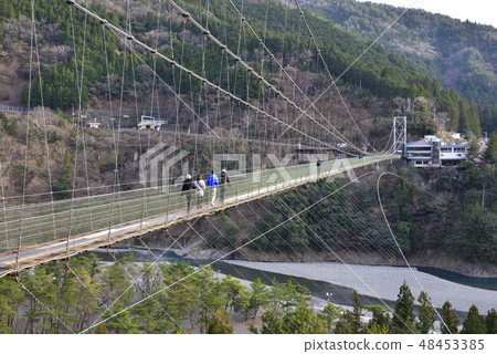 Tanose的懸索橋（奈良縣吉野郡戶津川村） 48453385