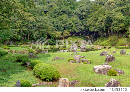 Jogeji寺花園Sesshin庭院場面 Jogeji寺花園Sesshin庭院場面 48455520