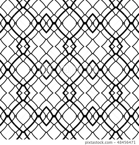 Seamless modern oriental pattern. Seamless modern oriental pattern. 48456471