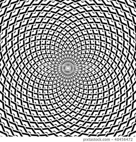 Op art abstract design. Op art abstract design. 48456472