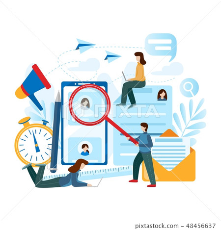 Tiny people are looking for a candidate. Tiny people are looking for a candidate. 48456637