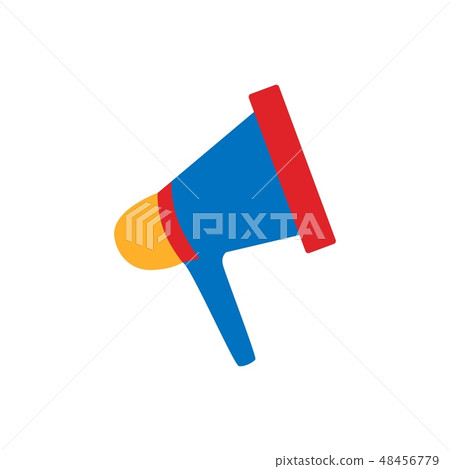 Megaphone icon. Mouthpiece symbol. Megaphone icon. Mouthpiece symbol. 48456779