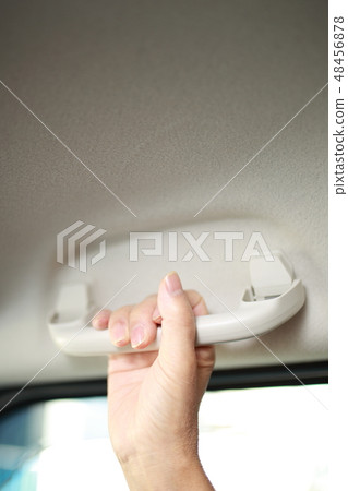 Driver (Driver Outdoor People Body Parts Face N / A Passenger Car Women Senior Safety Hand) 48456878