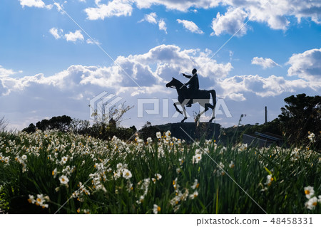 Kushino-cho Kashino Saizo Narcissus和阿塔圖爾克雕像 48458331