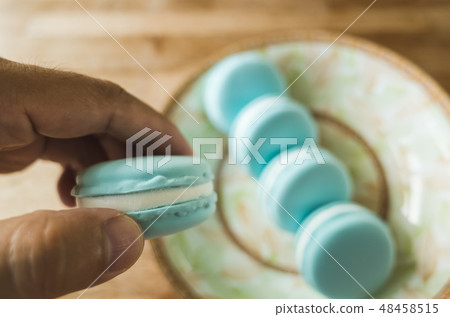 macarons on the table macarons on the table 48458515