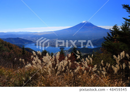 世界遺產富士山新路通秋 48459345
