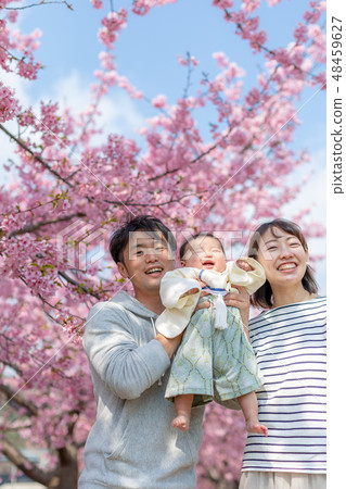 櫻花和家庭照片 48459627