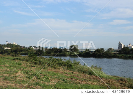 Landscape from the Tama River 48459679