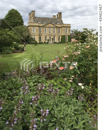 英國伯頓之家·花園全景 48462467