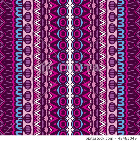 Abstract geometric ethnic seamless pattern design - Stock Illustration ...