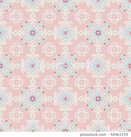 Seamless geometric tile pattern surface design - Stock Illustration ...
