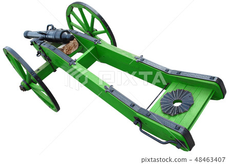 retro vintage gunpowder cannon retro vintage gunpowder cannon 48463407