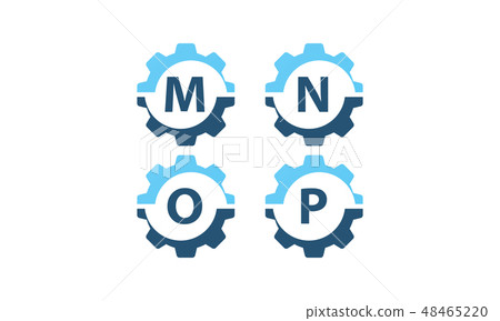 Gear Vector Template Set Gear Vector Template Set 48465220