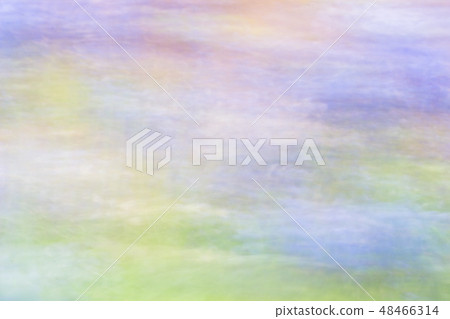 Abstract blurred flower meadow movement effect Abstract blurred flower meadow movement effect 48466314