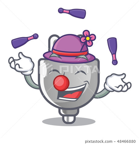 Juggling miniature electric plug the shape cartoon Juggling miniature electric plug the shape cartoon 48466880