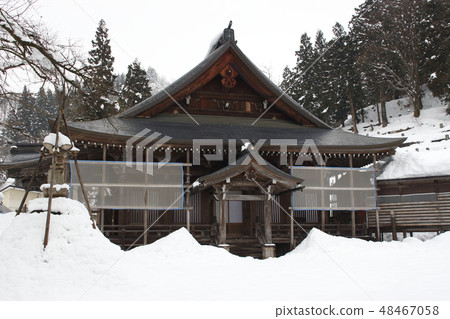 在Echigo Urasa Bishamondo冬季 48467058